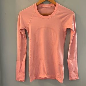lululemon athletica Pink Long Sleeve Top